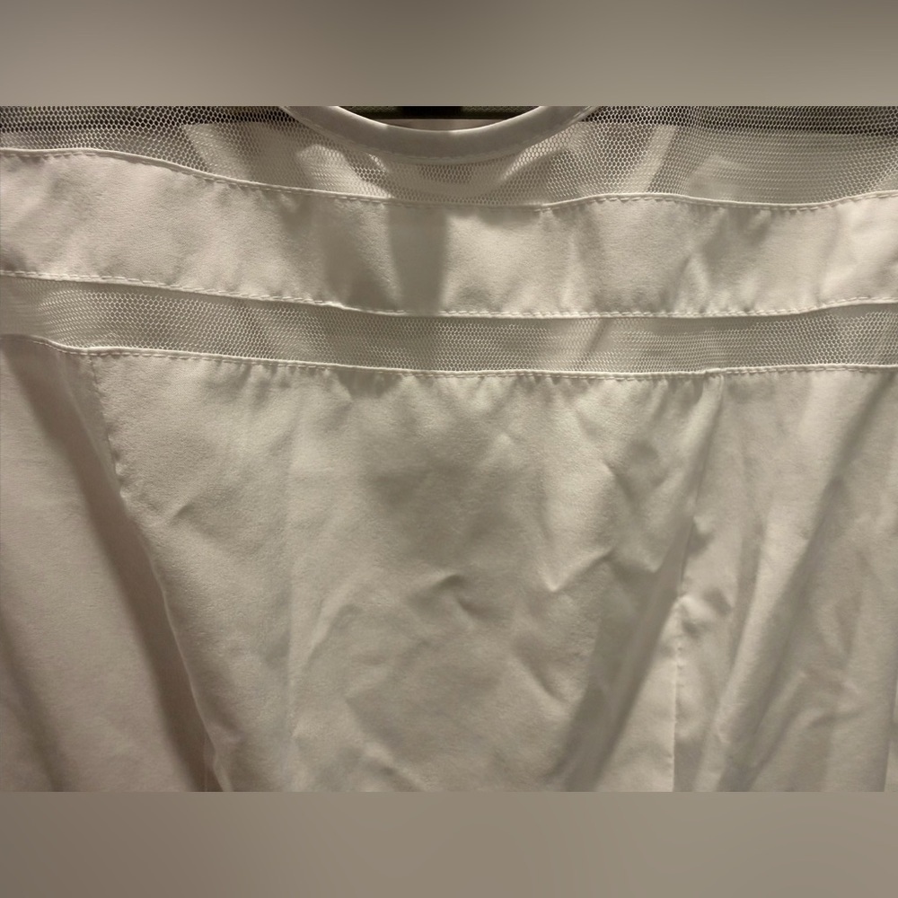 Face 2 Face White Sleeveless Mesh Yoke Dress XS NWT - Picture 3 of 11